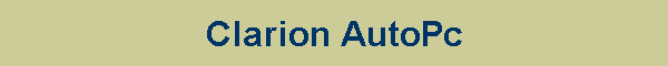 Clarion AutoPc